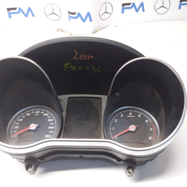 MERCEDES C-CLASS SPEEDOMETER INSTRUMENT CLUSTER W205 A2059007033 FM0036 2018