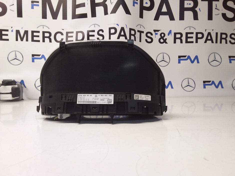 MERCEDES B-CLASS SPEEDOMETER INSTRUMENT CLUSTER W246 A2469005505 FM0055 2012