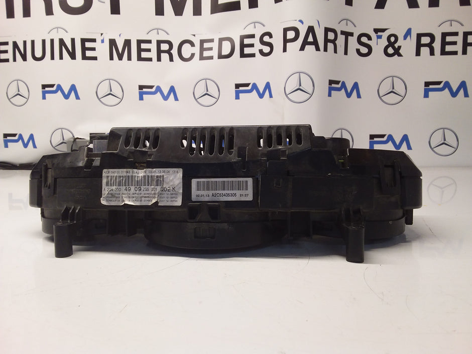 MERCEDES C-CLASS SPEEDOMETER INSTRUMENT CLUSTER W204 A2049004909 FM0060 2013