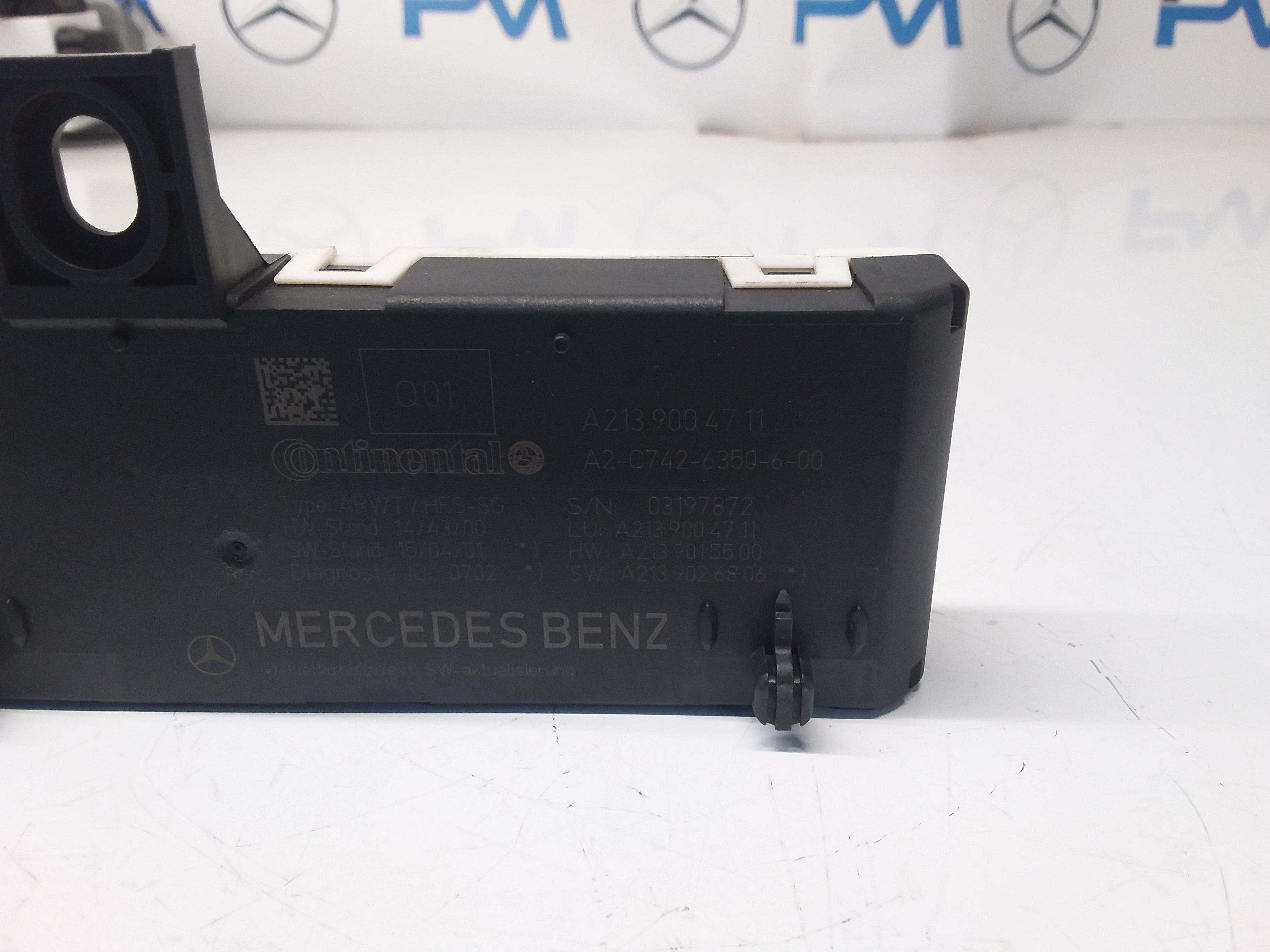 MERCEDES E-CLASS TAILGATE CONTROL MODULE W213 A2139004711 FM0088