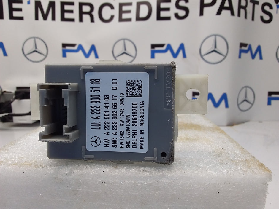 MERCEDES S-CLASS LIGHT CONTROL UNIT W222 A2229005118 FM00135