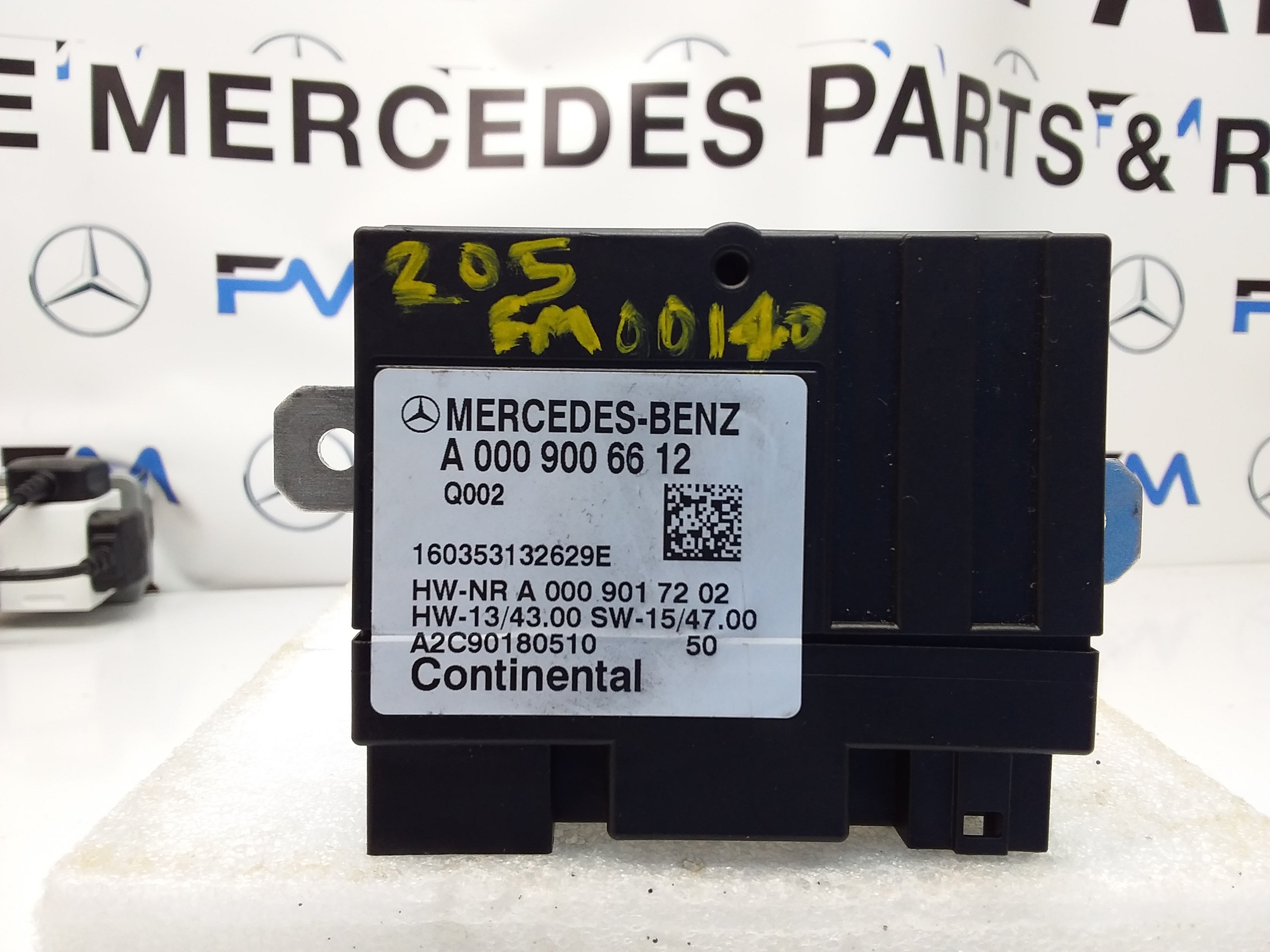 MERCEDES C-CLASS FUEL PUMP CONTROL MODULE W205 A0009006612 FM00140