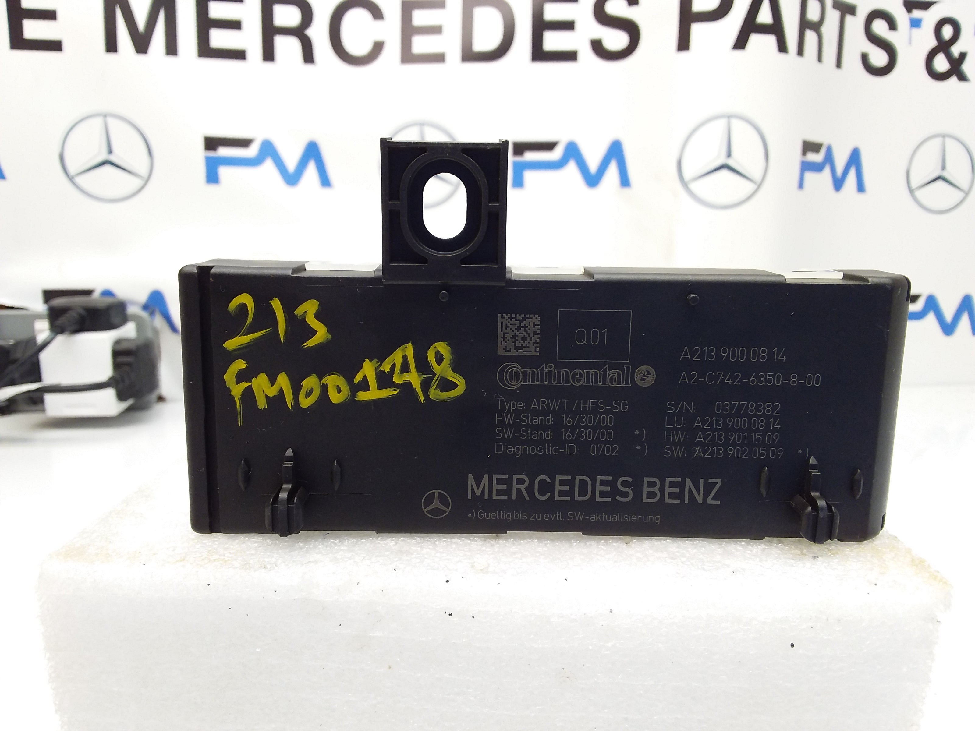 MERCEDES E-CLASS TAILGATE CONTROL MODULE W213 A2139000814 FM00148