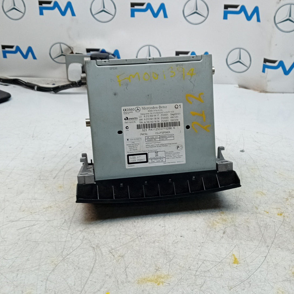 MERCEDES E CLASS W212 STEREO SAT NAV SYSTEM A2129006417 2009-2016 FM001395