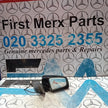 MERCEDES E CLASS DOOR MIRROR RIGHT POWERFOLD BLACK  A2078100200  2009-17