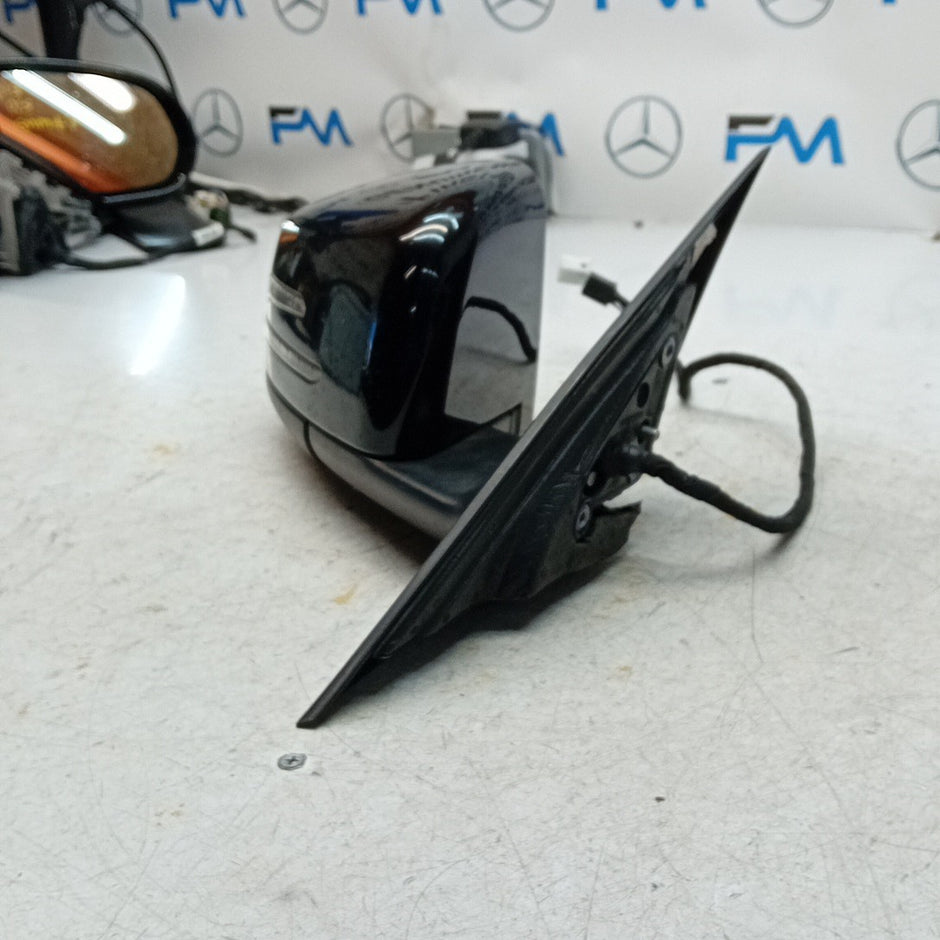 MERCEDES CLA W117 DRIVER SIDE WING MIRROR BLACK A1178102019 PL 2013-19 FMM50