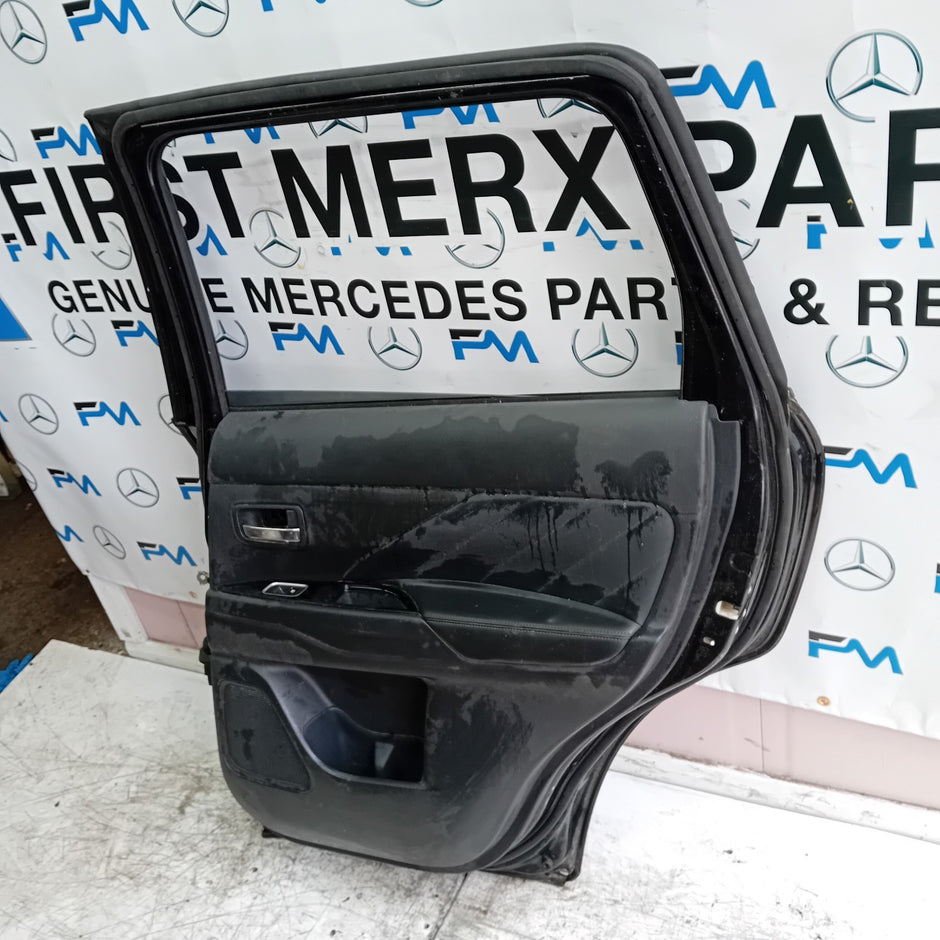 MITSUBISHI OUTLANDER MK3 DRIVER SIDE REAR DOOR OSR 2013 BLACK FMD256