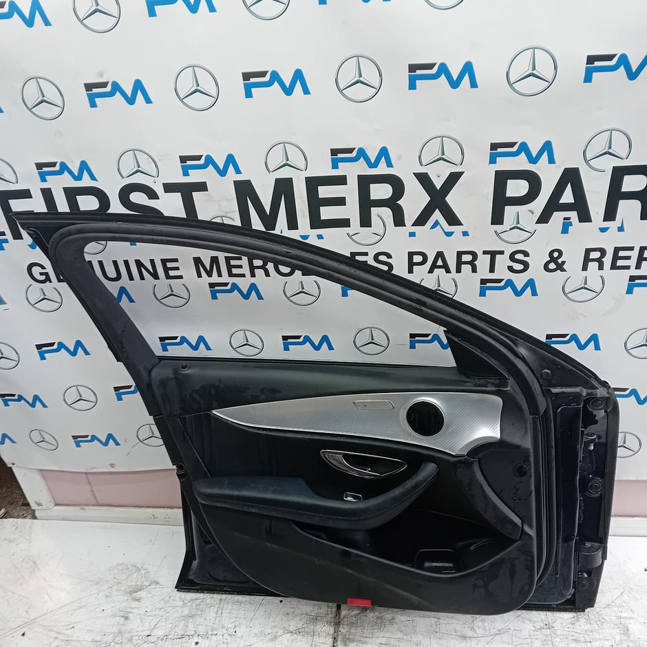 MERCEDES E-CLASS W213 PASSENGER SIDE FRONT DOOR N/S/F BLUE COMPLETE FMD137