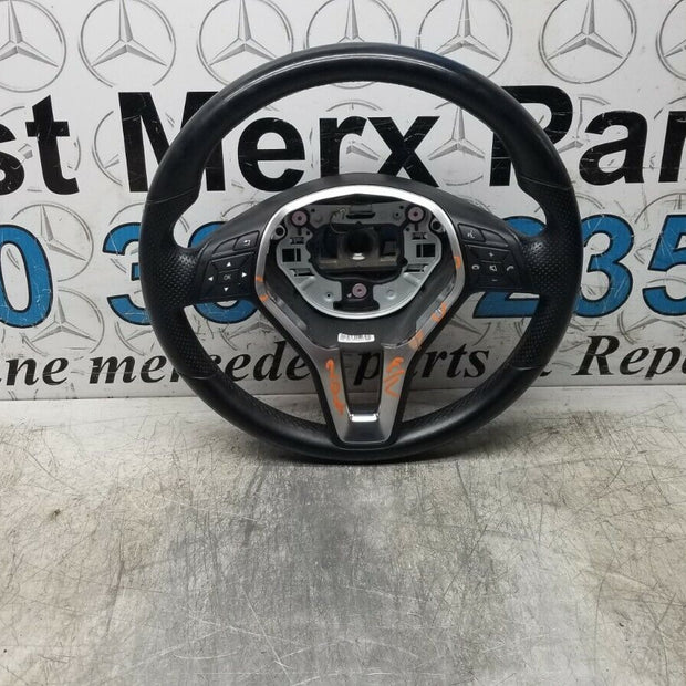 GENUINE MERCEDES BENZ W204 MULTIFUNCTION STEERING WHEEL A2184600518 BLACK