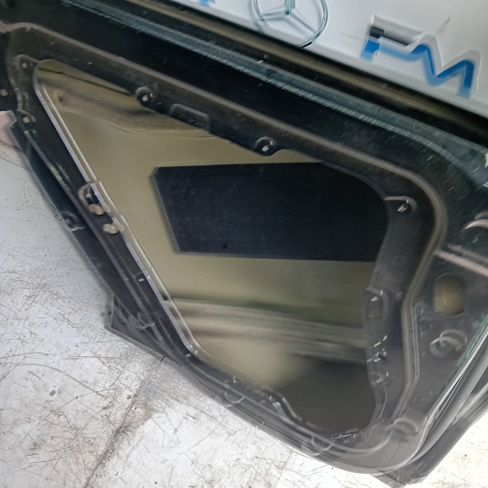 MERCEDES BENZ A-CLASS W177 PASSENGER SIDE REAR DOOR N/S/R BLACK  FMD144