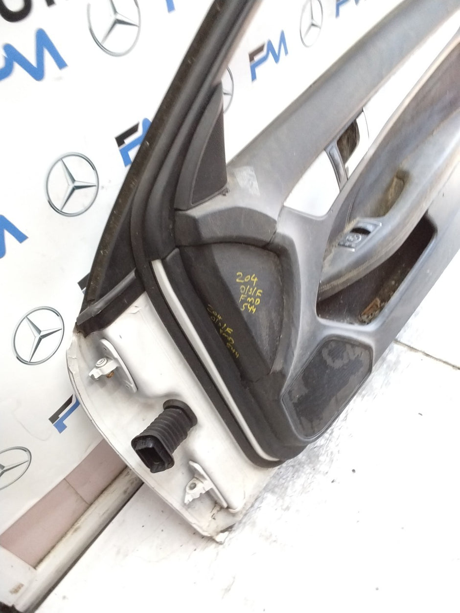 MERCEDES C-CLASS W204 SLN DRIVER FRONT DOOR OSF WHITE 2008-14 COMPLETE FMD544