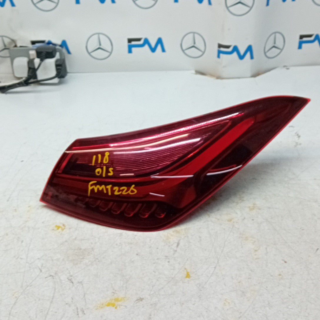 MERCEDES CLA W118 DRIVER SIDE RIGHT OS REAR TAIL LIGHT A1189063801 FMT226