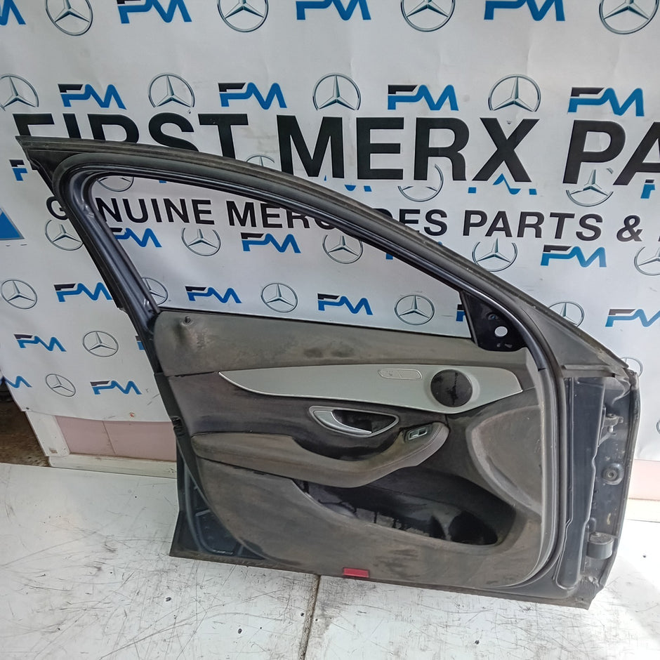 MERCEDES BENZ C-CLASS W205 PASSENGER SIDE FRONT DOOR N/S/F COMPLETE FMD128