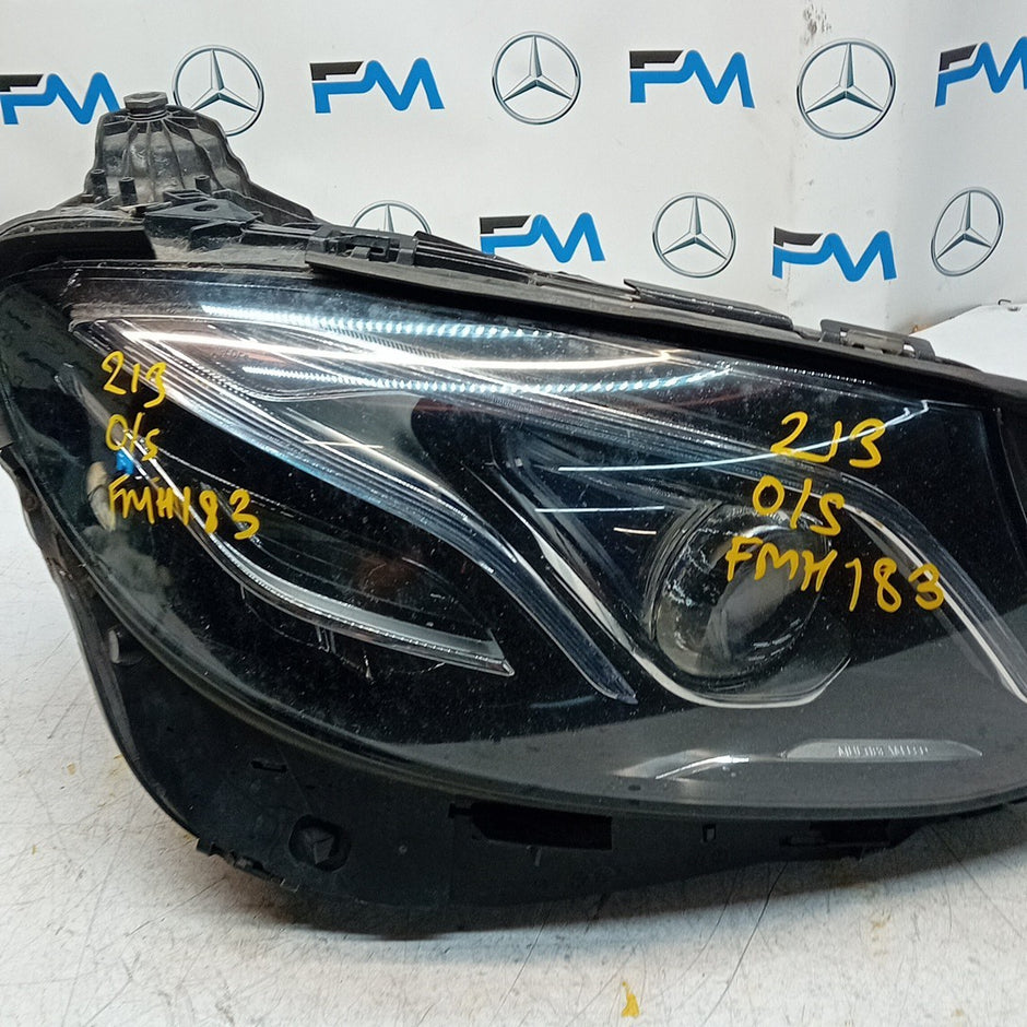 MERCEDES E-CLASS DRIVER MULTIBEAM COMPLETE HEADLIGHT A2139061804 2016 FMH183