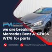 MERCEDES BENZ A-CLASS W176 -  BREAKING/SUSPENSION LEGS (ALL)