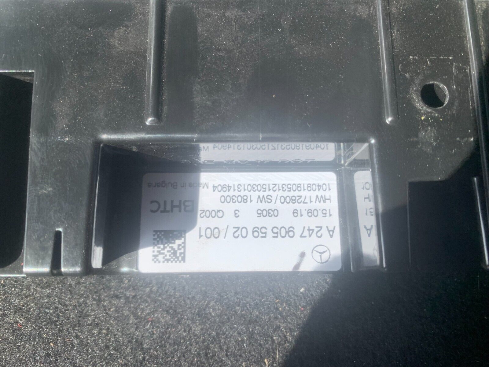 MERCEDES A CLASS A/C Heater Control Panel 2018-2023 A2479055902