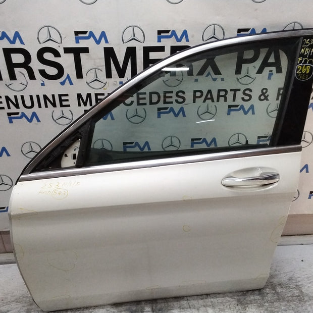 MERCEDES GLC W253 COUPE PASSENGER FRONT DOOR NSF WHITE 2016-2019 FMD543