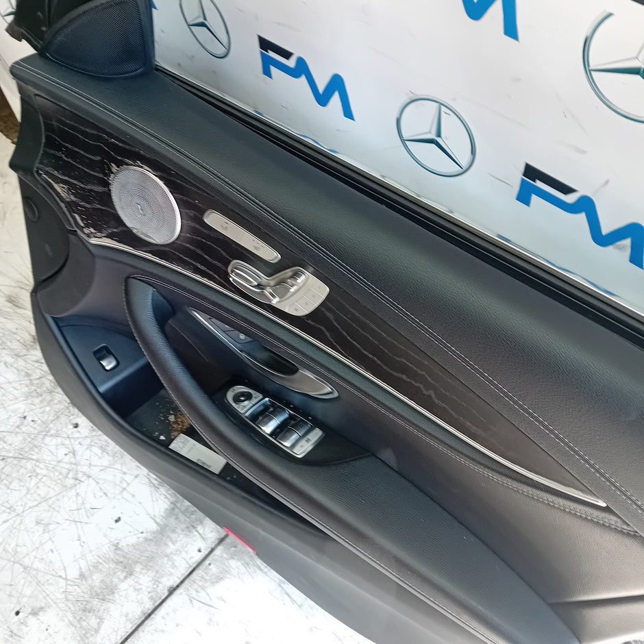 MERCEDES E-CLASS W213 DRIVER FRONT DOOR OSF 2016 ON GREY COMPLETE  FMD514