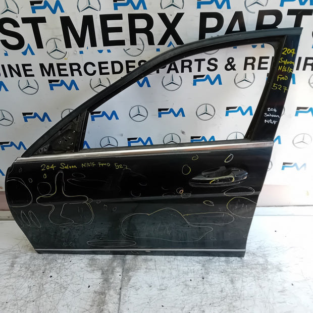 MERCEDES BENZ  BENZ C-CLASS W204 PASSENGER FRONT DOOR NSF 2012 BLACK FMD527