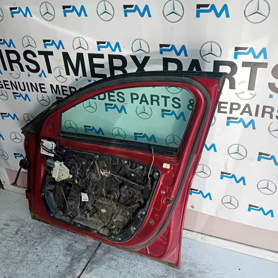 MERCEDES C-CLASS W205 DRIVER FRONT DOOR OSF 2014 RED  FMD508