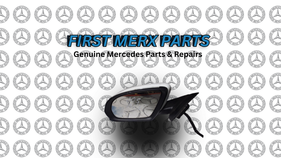 MERCEDES W205 PASSANGER SIDE DRIVER SIDE MIRROR 2015 WHITE A2058101916
