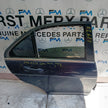 MERCEDES C-CLASS W204 SLN DRIVER REAR DOOR OSR BLUE 2008-14 COMPLETE FMD458