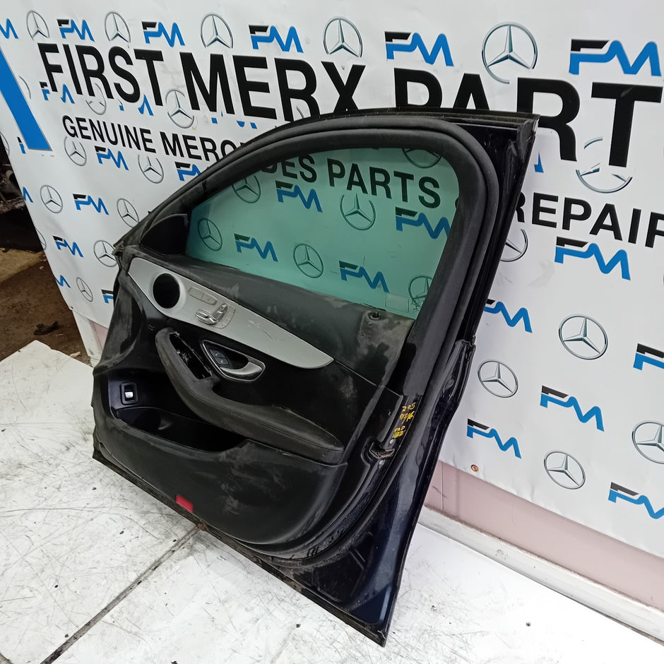 MERCEDES BENZ C-CLASS W205 DRIVER SIDE FRONT DOOR O/S/F  BLUE FMD132