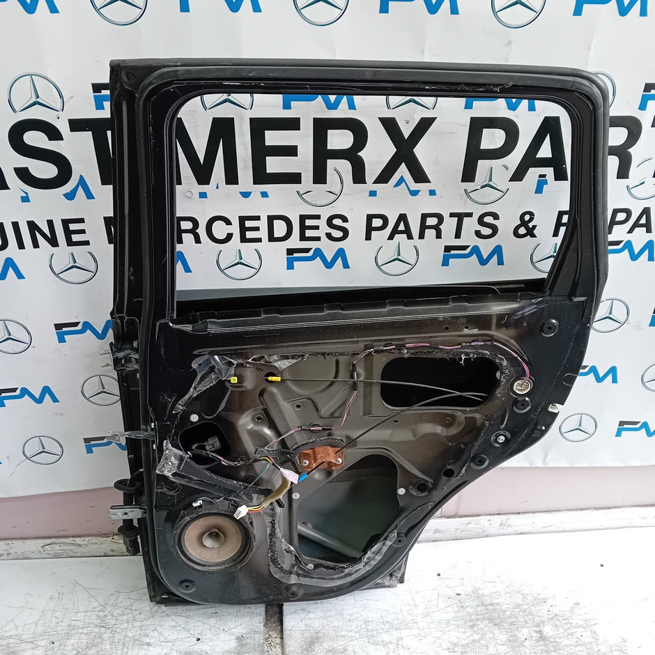 MITSUBISHI OUTLANDER MK3 DRIVER SIDE REAR DOOR OSR 2013 BLACK FMD419
