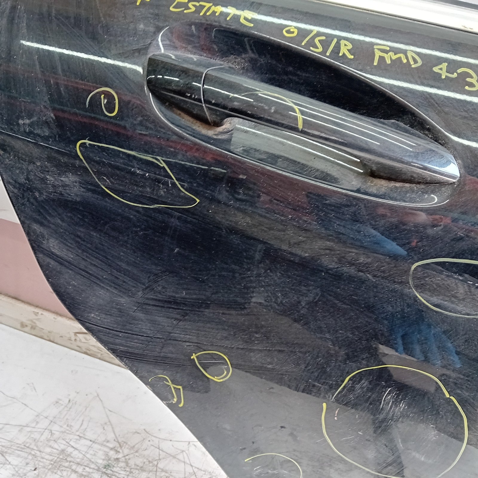 MERCEDES A-CLASS W177 PASSENGER REAR DOOR NSR GREY 2018 ON COMPLETE FMD434