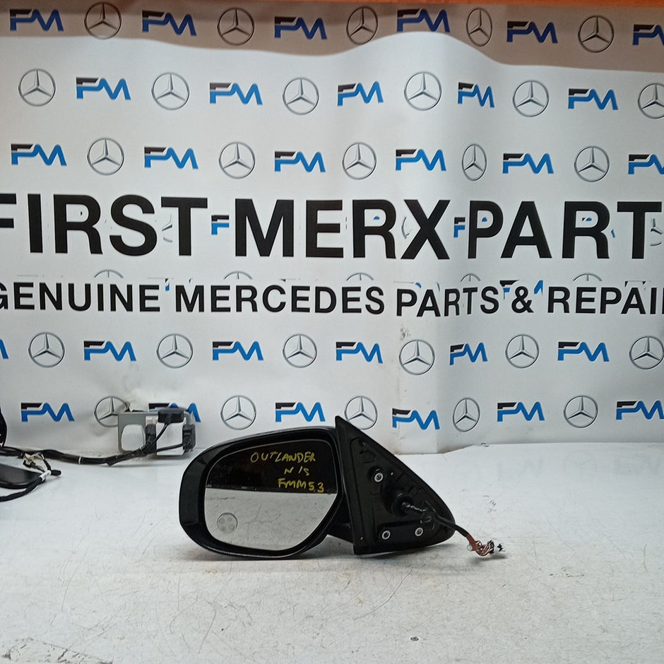 MITSUBISHI OUTLANDER MK3 PASSENGER WING MIRROR NS GREY CAMERA BS 2013 FMM53 (D)