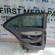 MERCEDES C-CLASS W205 SLN PASSENGER REAR DOOR NSR BLACK 2014 ON COMPLETE FMD425