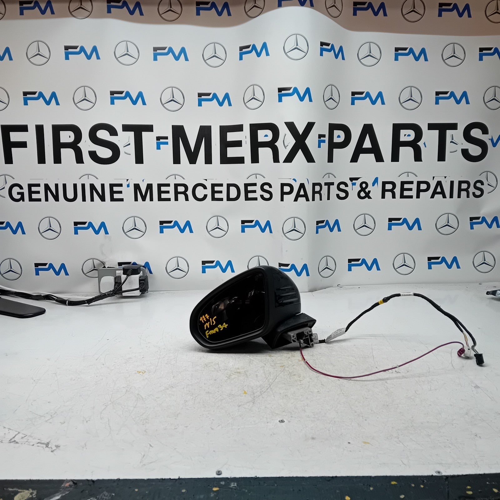 MERCEDES A-CLASS  W177 PASSENGER SIDE WING MIRROR A1778105304 BLACK FMM34