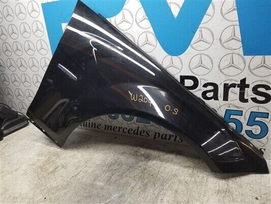MERCEDES BENZ W204 C CLASS FRONT WING RIGHT SIDE BLACK