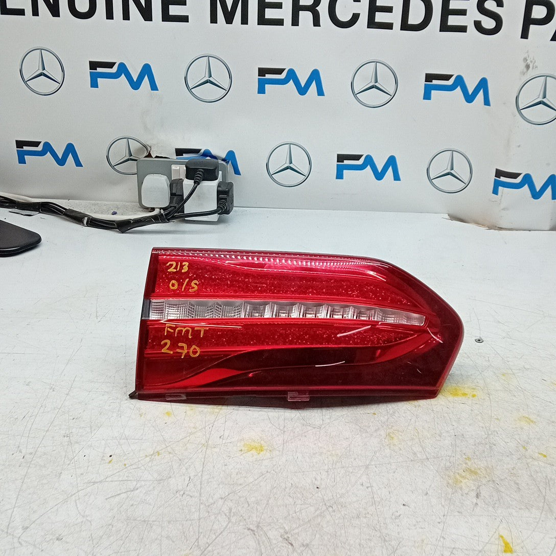 MERCEDES BENZ  E-CLASS W213 DRIVER RIGHT OS REAR TAIL LIGHT  2016 FMT270