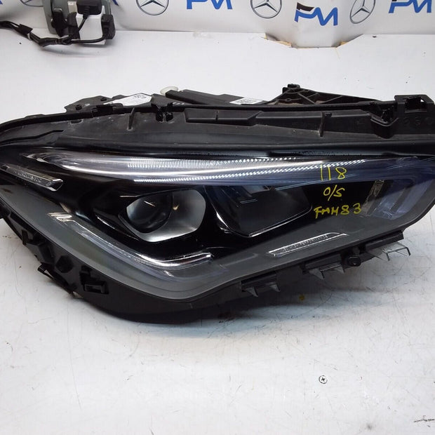 MERCEDES W118 CLA DRIVER O/S HEADLIGHT A1189068600 FMH83 LED HIGH PERFORM