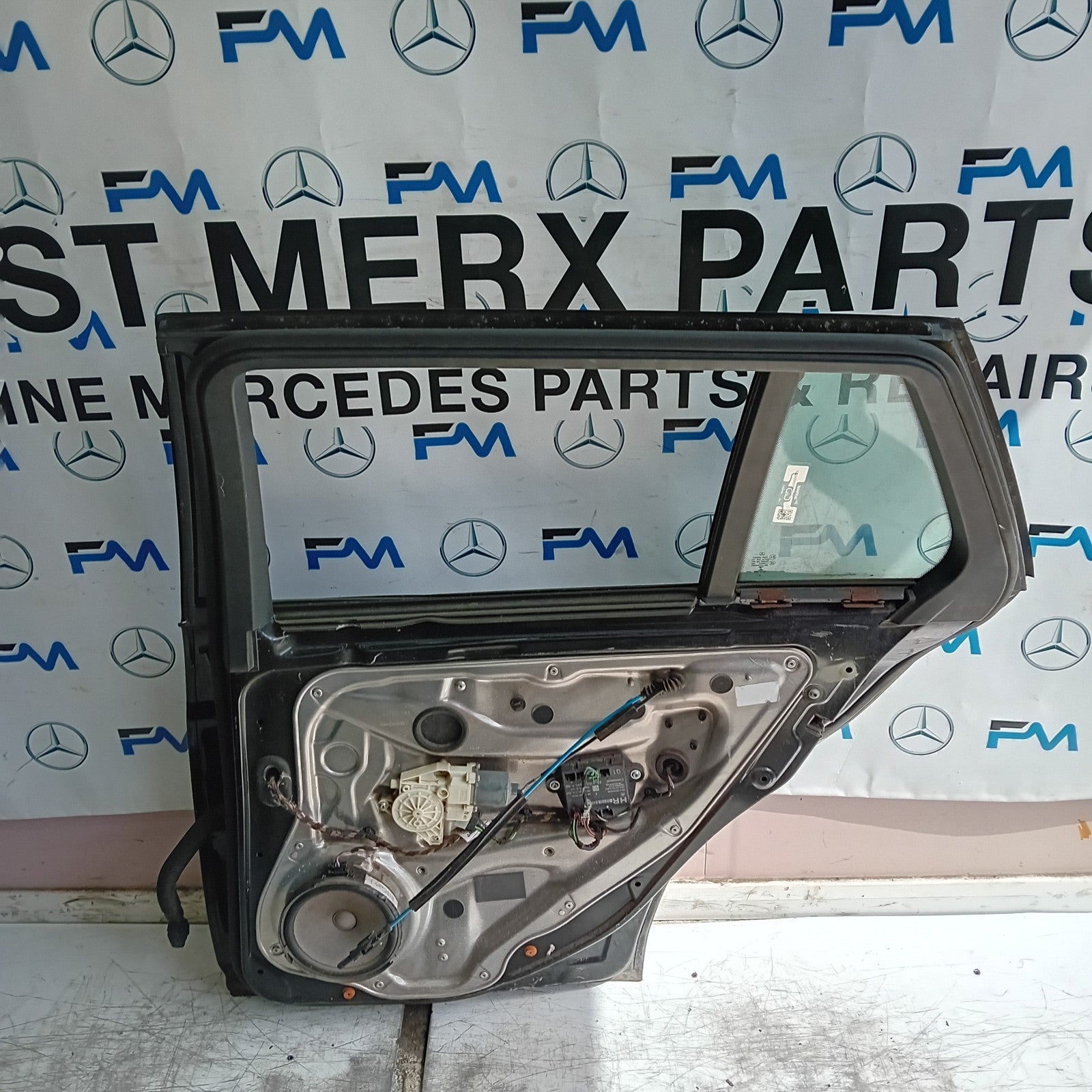 MERCEDES A-CLASS W177 PASSENGER REAR DOOR NSR GREY 2018 ON COMPLETE FMD434