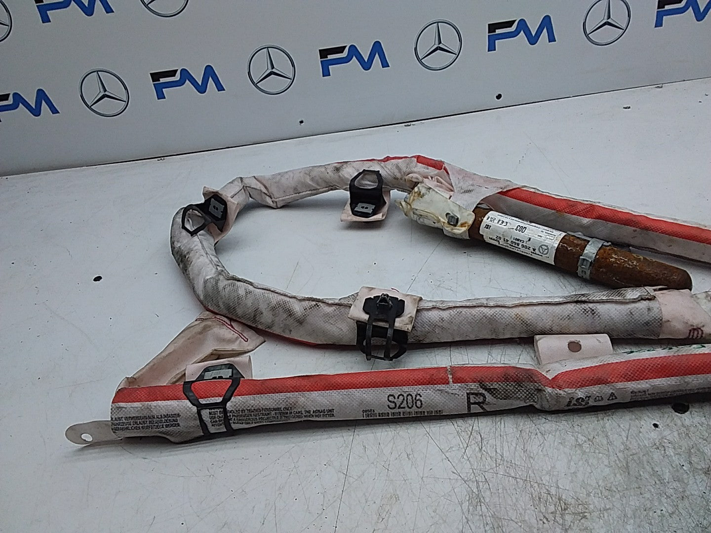 MERCEDES C-CLS W206 EST CURTAIN ROOF AIRBAG  DRIVER RIGHT A2068604102 FMR226