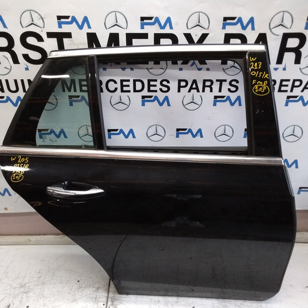 MERCEDES BENZ  E-CLASS W213 DRIVER SIDE REAR DOOR O/S/R COMPLETE BLACK FMD103