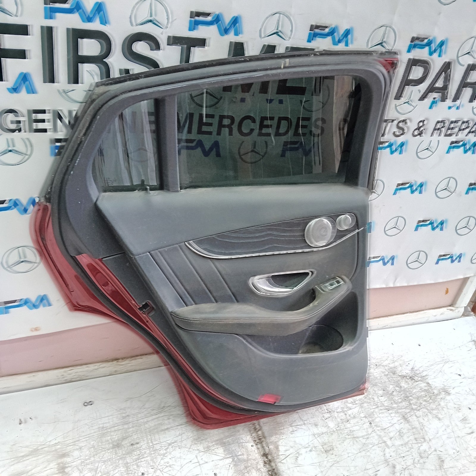MERCEDES GLC X253 CP PASSENGER REAR DOOR NSR RED 2016 ON COMPLETE FMD378