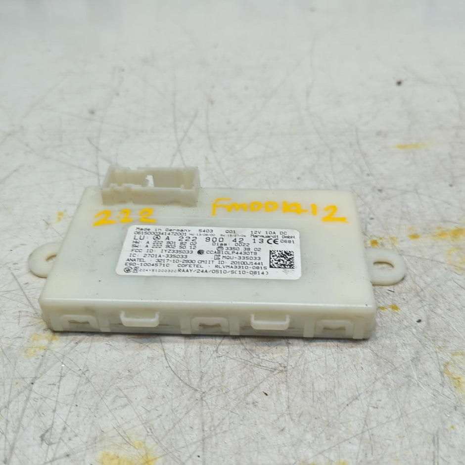 MERCEDES BENZ S-CLASS KEYLESS GO CONTROL UNIT W222 A2229004213 FM001412