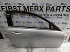 MERCEDES C-CLASS W204 SLN DRIVER FRONT DOOR OSF SILVER 2008-14 COMPLETE FMD558