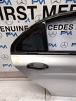 MERCEDES BENZ  C-CLASS W205 DRIVER SIDE REAR DOOR O/S/R COMPLETE SILVER FMD100