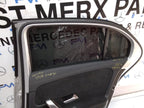 MERCEDES BENZ A-CLASS W177 DRIVER SIDE REAR DOOR O/S/R COMPLETE SILVER FMD71