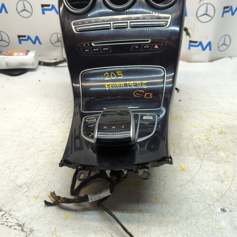  MERCEDES E-CLASS W205 CENTRE CONSOLE + 3 AIR VENT A2054402324 FM001405