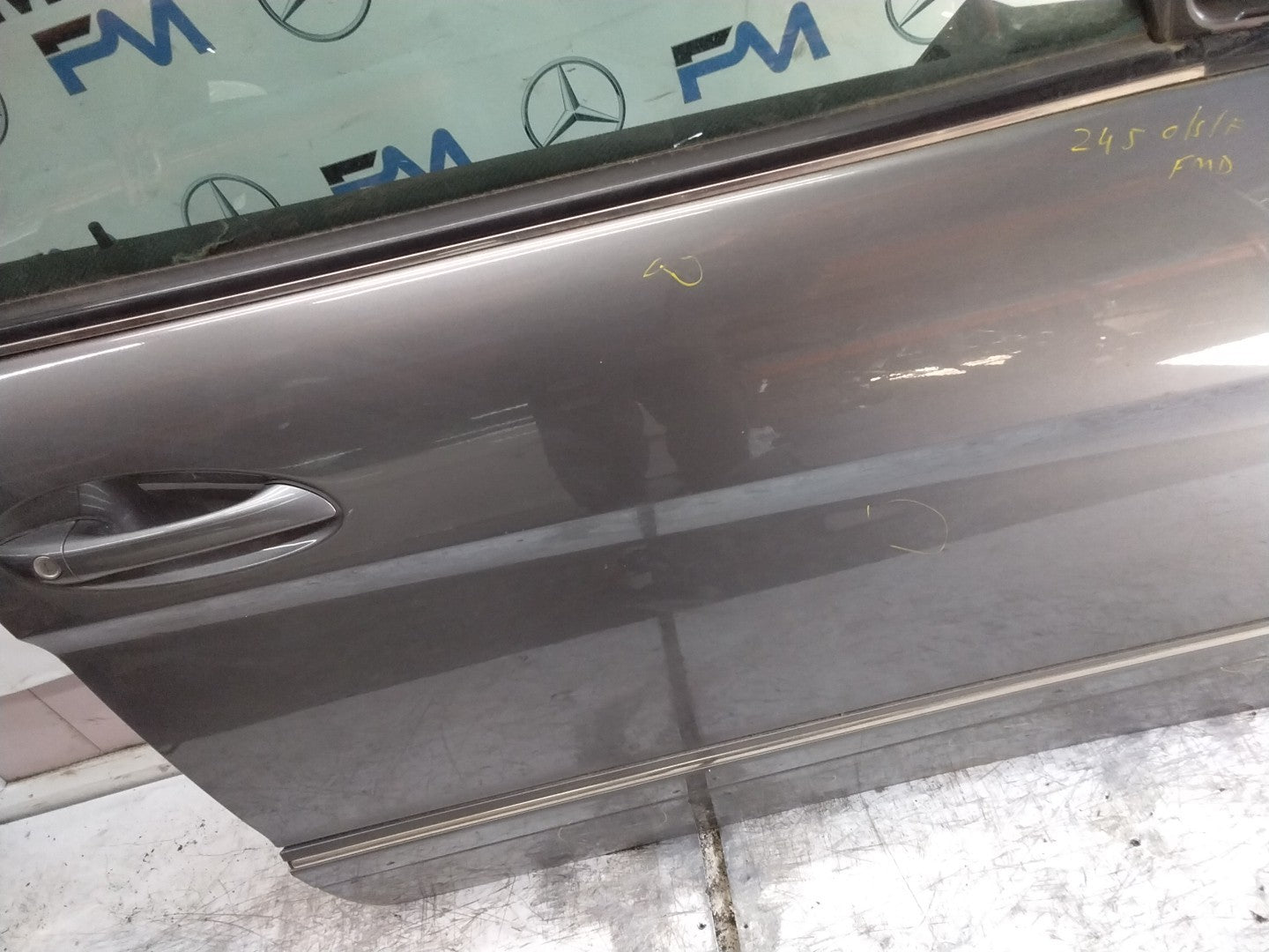 MERCEDES B-CLASS W245  DRIVER FRONT DOOR OSF GREY 2005- 2011  FMD573