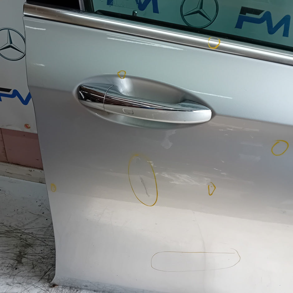 MERCEDES E-CLASS W213 SLN DRIVER FRONT DOOR OSF 2016 ON SILVER COMPLETE FMD273