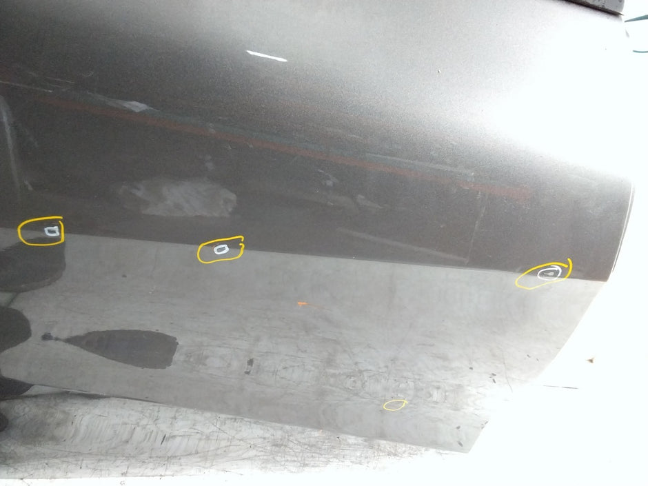 MERCEDES A-CLASS W176 DRIVER REAR DOOR OSR GREY 2012-18 COMPLETE FMD347