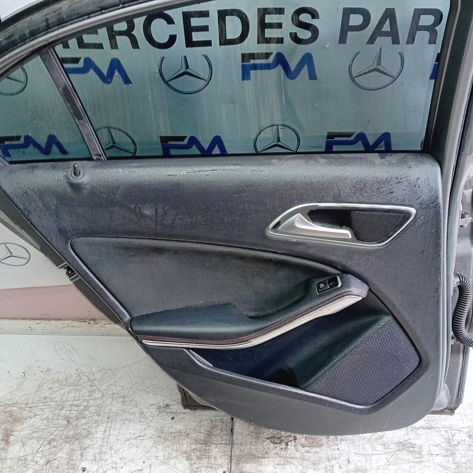MERCEDES A-CLASS W176 PASSENGER REAR DOOR NSR GREY 2012-18 COMPLETE FMD248