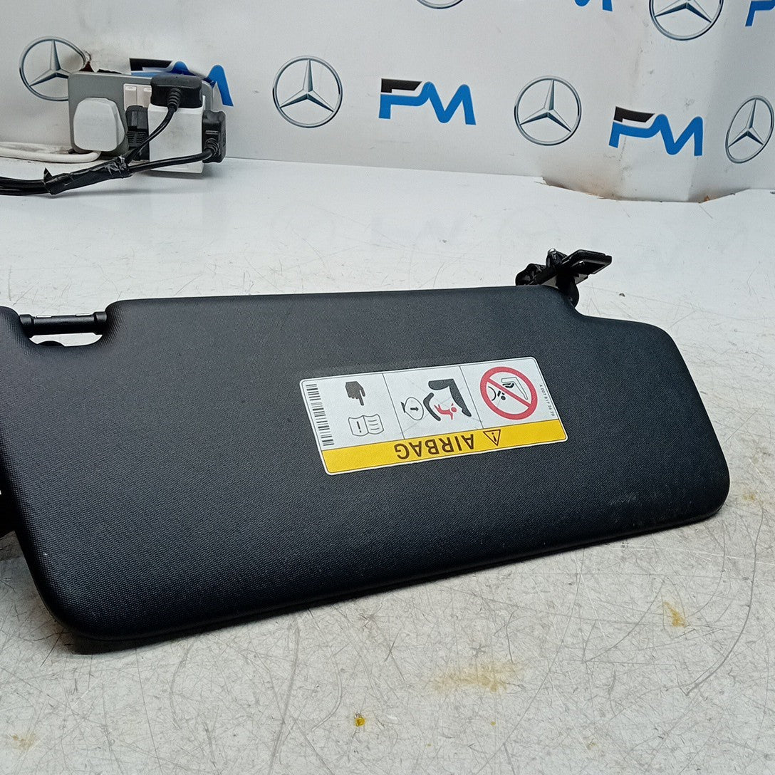 MERCEDES C-CLASS W205 SUN VISOR PASSENGER SIDE BLACK A0078173620 2014 FM001620