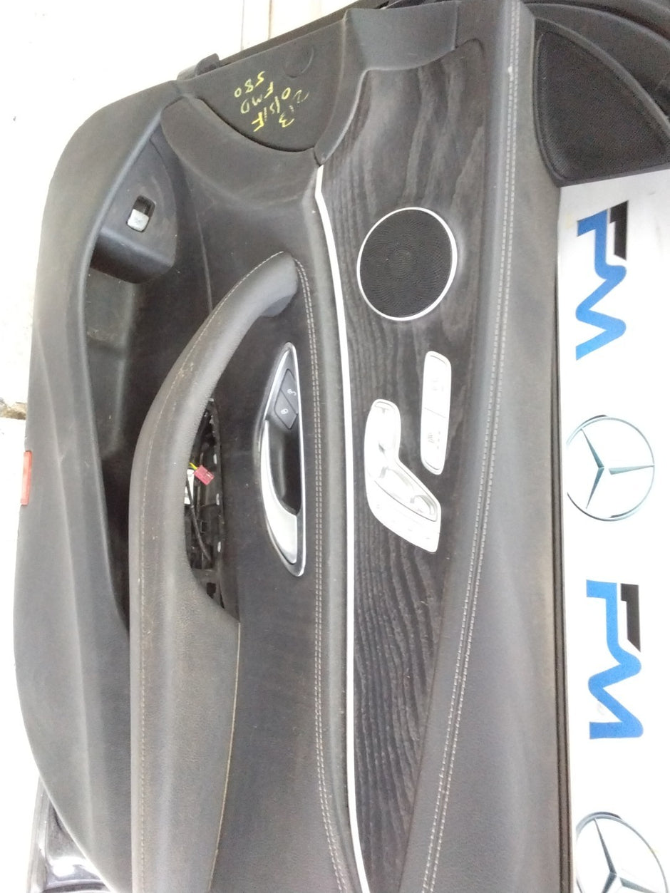 MERCEDES BENZ  E-CLASS W213 SLN DRIVER FRONT DOOR OSF BLUE 2016-20  FMD580